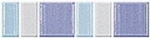 Paradyż - Bonsa Azul - Medea Blue Listwa Mozaika 20x4,8