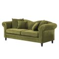 Gryf sofa 3 osobowa, zielona