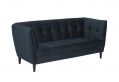 Trzyosobowa sofa pokojowa tapicerowana prato vic navy blue